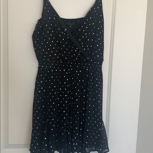 Moving make an offer! black dress w/ polka dots